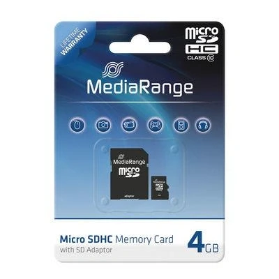 Imagen de Mediarange 4gb Microsdhc Memoria Flash