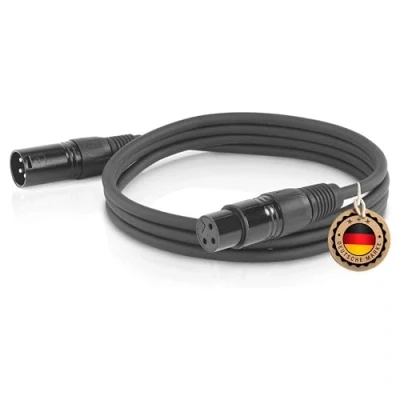 Imagen de ETEC, cable XLR, de micrófono, conector XLR a conexión rojo, 3,00 m
