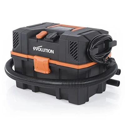 Imagen de Evolution Extractor de polvo aspirador en húmedo y seco R15VAC con toma fuerza. Potente motor 1000 vatios. Función aire dual