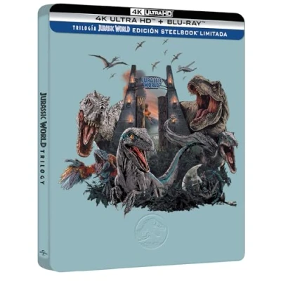 Imagen de Trilogía Jurassic World Steelbook Uhd + Blu ray