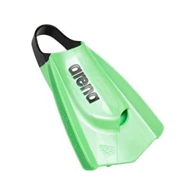 Imagen de arena Powerfin Pro II Aletas de Entrenamiento para Piscina, Natación Adultos, 100% Silicona, Cómodas Cortas Piscina