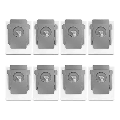 Imagen de 8pcs Bolsas de Repuesto para iRobot Roomba i7 i7+ / Plus E5 E6 E7 S9 S9+ Robot Aspiradora, Eliminación Suciedad Automática Base Limpia Accesorios Kit