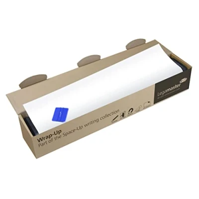 Imagen de Legamaster Lámina autoadhesiva estática para pizarra blanca, 101 x 150 cm, lavable y regrabable, magnética, sin PVC, hecha de polipropileno