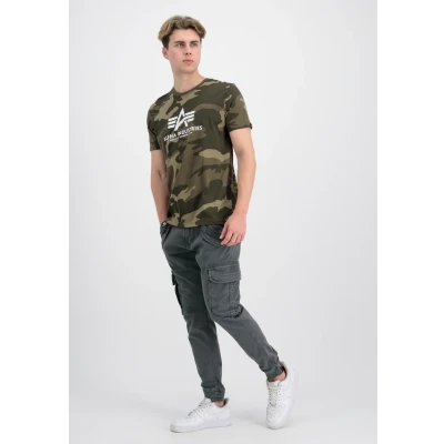 Imagen de Alpha Industries Camiseta Basic Camo para Hombre Olive