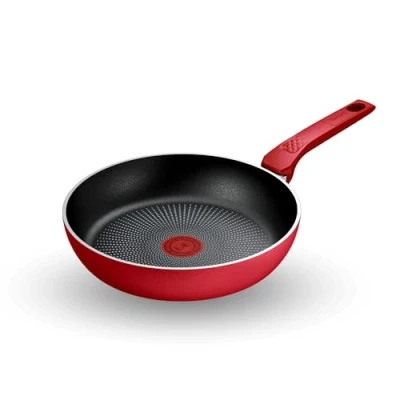 Imagen de Tefal Sartén 24 cm, inducción, revestimiento antiadherente, indicador de temperatura, forma profunda, mango cómodo, comida deliciosa y saludable, fabricado en Francia, Daily Expert C2890402