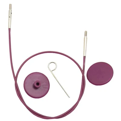 Imagen de Knit Pro Cable de Tejer, Madera, Violeta, 120cm