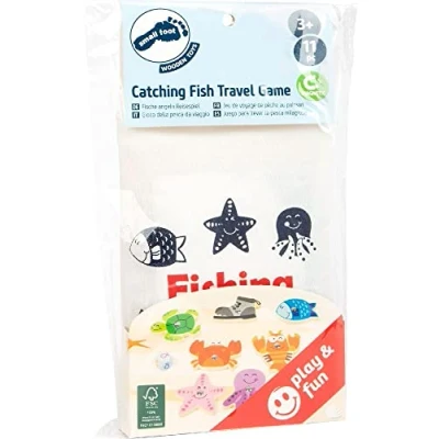 Imagen de Small Foot 11366 Pescar Peces, Juego para de Viajes Madera FSC100% certificada Juguetes, Multicolor, zzzz s