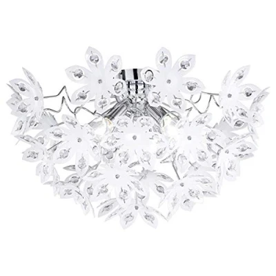 Imagen de Reality Blowball Plafón con 3 luces, bombillas excluidas, E14, 40 W, 230 V, A++, E, IP20, alto 30 cm, diámetro 55 metal, cromo