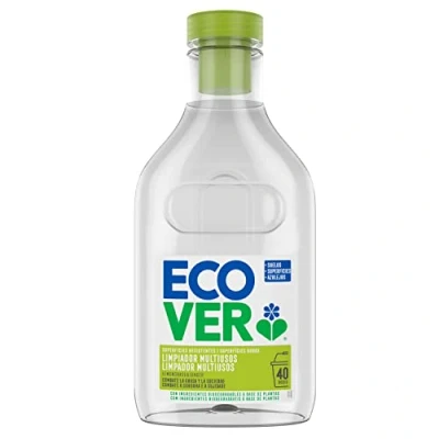 Imagen de Ecover Limpiador Multiusos ecológico, combate la grasa y suciedad, Lemongrass &amp; Ginger, botella de 1 L, 40 dosis