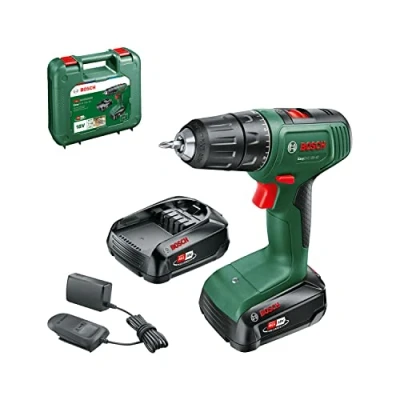 Imagen de Bosch Home and Garden, atornillador a batería EasyDrill 18V 40 (2 baterías de 2,0.Ah, sistema 18.V, en maletín transporte)