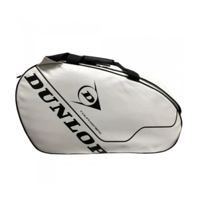 Imagen de Dunlop Tour Intro Carbon Pro White/Black… Paletero, Bolsa, Adultos Unisex, Blanco, Mediano