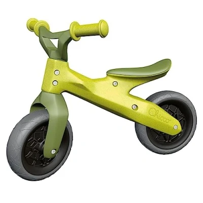 Imagen de Chicco Bicicleta ECO, para Niños de 18 meses a 3 años (Hasta 25 kg), Equilibrio sin Pedales, Manillar y Sillín Ergonómicos, Ruedas Antipinchazos, 80% Plástico Reciclado, Verde