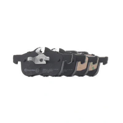 Imagen de BREMBO P 52 017 Juego de pastillas freno preparado para indicador desgaste con clip émbolo sin accesorios ROVER: 75 Tourer, 75, MG: ZT Berlina