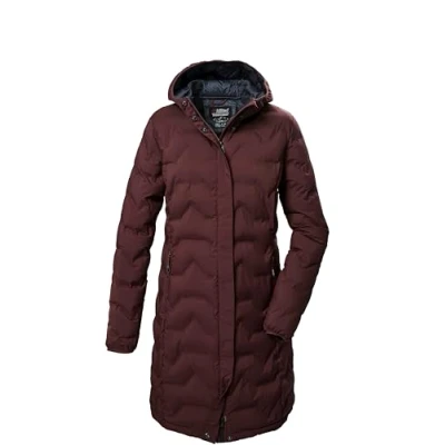 Imagen de killtec Mujer Parka acolchada/parka funcional con capucha KOW 9 WMN QLTD PRK, dunkelweinrot, 46, 41806 000