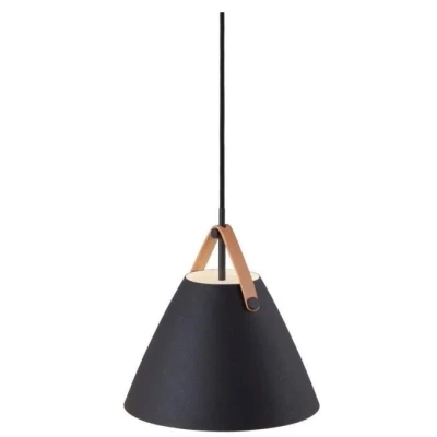Imagen de DFTP by Nordlux Lámpara colgante Strap en negro, Ø 27 cm