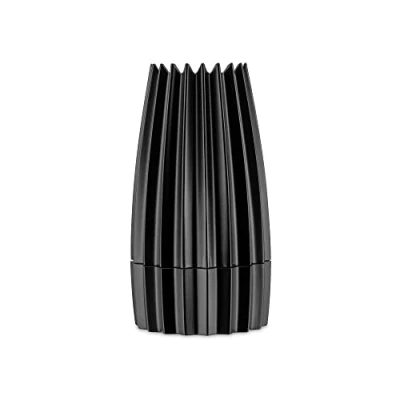 Imagen de Alessi Grind WAL03 B Molinillo de Sal Diseño en Aluminio Fundido, Negro