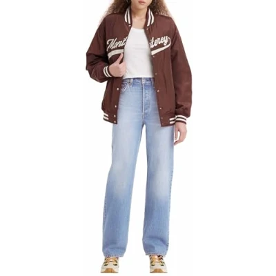 Imagen de Levi&#039;s Ribcage FULL Length Button FLY Vaqueros rectos, Mujer, Talla: 32x32, Samba tango light