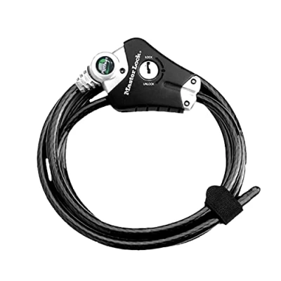 Imagen de Master Lock MTL8428 Cable Ajustable Pyton 1,80m X 10mm 4 Lla