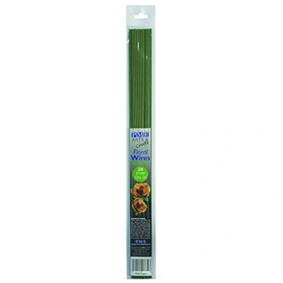 Imagen de PME FW28 Sugarcraft Alambre Floral Verde Calibre, 36 cm, 50 Unidades, Hierro, 28 Gauge