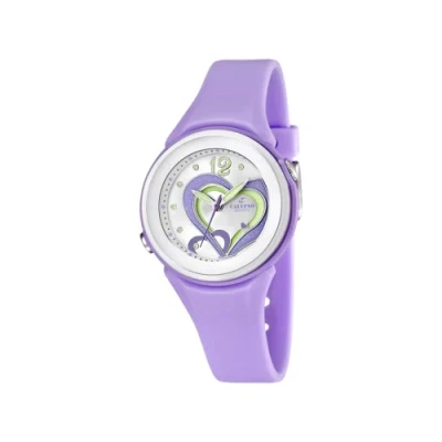 Imagen de CALYPSO Reloj Modelo K5576/4 de la colección Trendy, Caja 35,85 mm Plata con Correa Caucho Lila para señora