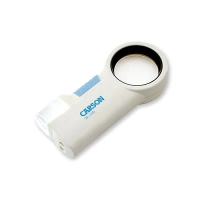 Imagen de Carson CP 32 Lupa de Lente asférica con Linterna LED (9X aumentos) Color Blanco