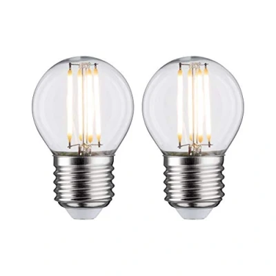Imagen de Paulmann gota LED E27 5W 2.700K filamento 2 ud
