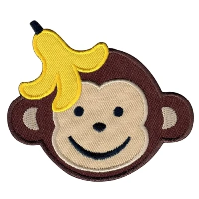 Imagen de PatchMommy Mono Parche Termoadhesivo Bordado para Ropa Parches Infantiles y Apliques Niños