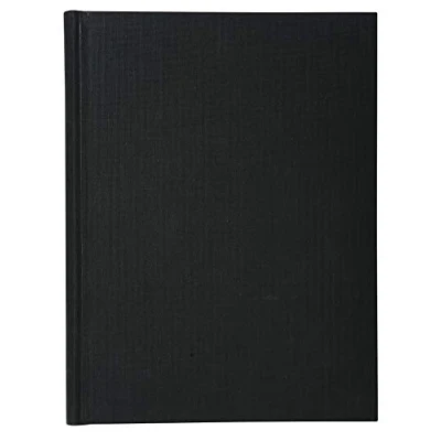 Imagen de Le Dauphin cuaderno de cuadros pequeños sin espiral A4 negro, color Negro 200 pages