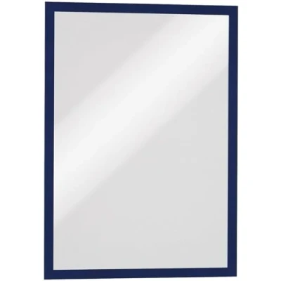 Imagen de Durable 488307 Marco informativo Duraframe (A3, autoadhesivo con cierre magnético) 6 piezas, azul oscuro