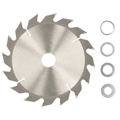 Imagen de KOTARBAU® Disco de corte para madera, 16 dientes, Ø 180 mm, cierra circular, Hoja sierra, Discos corte, Hojas sierra acero duro, Incluye 4 anillos reducción