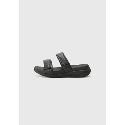Imagen de Fitflop F Mode Go Adjustable Flatform Two Bar Slides, Sandalias deslizantes Mujer, Black, 39 EU