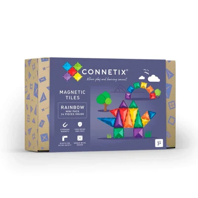 Imagen de Construcción Connetix Rainbow Mini 24 Piezas