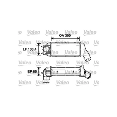 Imagen de VALEO 817638 Intercooler Aluminio CITROËN: C4 Coupé, I Hatchback, PEUGEOT: 307 SW, Hatchback