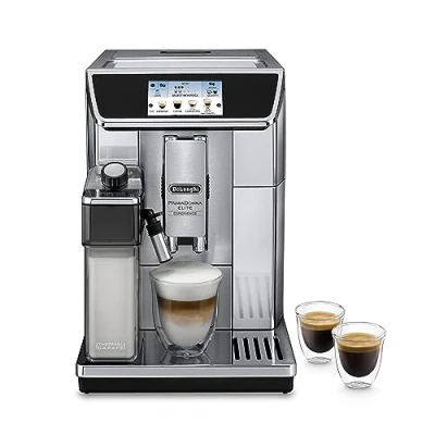 Imagen de DeLonghi PrimaDonna Elite Experience Independiente Totalmente automática Máquina espresso Negro, Metálico Cafetera (Granos De café, café molido, Molinillo integrado)
