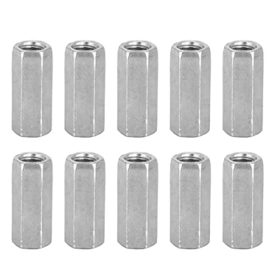 Imagen de 10Pcs M8 Tuerca de varilla larga acoplamiento hexagonal Sujetadores roscados(M8*30)