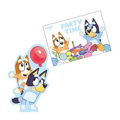 Imagen de Bluey Diecut Invite &amp; Envelope