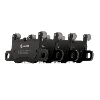 Imagen de BREMBO P 65 031 Juego de pastillas freno preparado para indicador desgaste sin accesorios, con pesos equilibrio PORSCHE: 911 Cabrio, Coupé