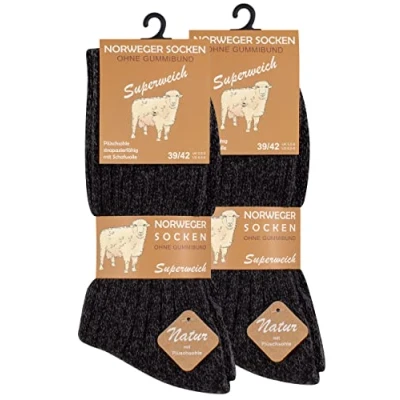 Imagen de Vincent Creation 6 pares de gruesa y cálida noruegos calcetines para hombre