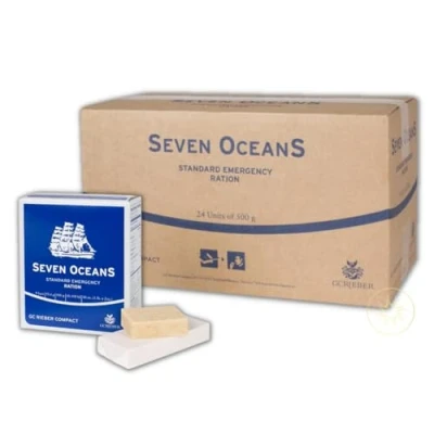 Imagen de Seven Oceans Emergency Food XXL Cartón Alimento de larga duración con una durabilidad extremadamente