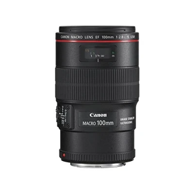 Imagen de Canon EF 100mm f/ 2.8L Macro IS USM Objetivo para (Distancia Focal Fija 100mm, Apertura f/2.8 32, estabilizador, diámetro: 67mm) Negro