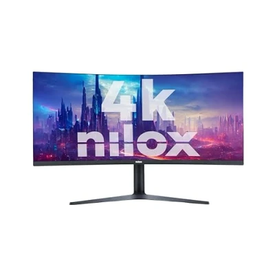 Imagen de NILOX MONITOR 34 NXM344KD11 UltraWide 4K CURVO 144HZ 2HDMI 2DP 1MS MMDIA LED MVA Quad HD HDMI Altavoces