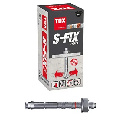 Imagen de TOX Anclaje para perno S Fix Plus M8 x 130 60 +73 mm, 50 piezas, 04210111