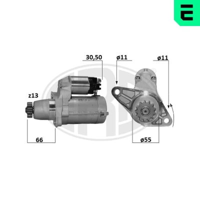 Imagen de ERA 221062A Motor de arranque 12 1,6 13 TOYOTA: RAV4 III SUV, Avensis II Berlina, Hatchback, LEXUS: RX