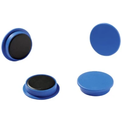 Imagen de Durable 475206 Imanes, embalaje industrial, 21 mm, 210p, azul, 20 piezas