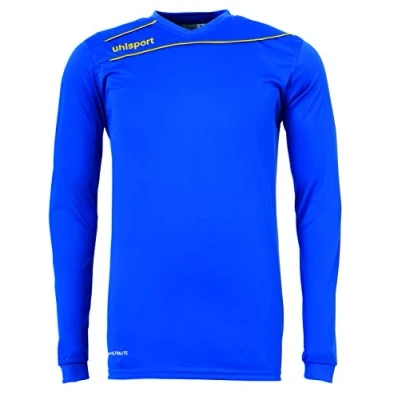 Imagen de Uhlsport Stream 3.0 Camiseta Ml De Juego Manga Larga, Hombre, Azur/Amarillo maiz, XXL