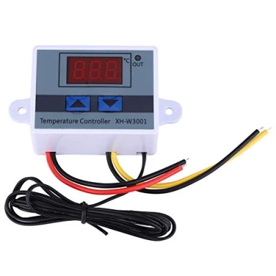 Imagen de Controlador de Temperatura, DC 12V 120W Módulo Temperatura LED Digital XH W3001 Mini Interruptor Termostato con Sonda Sensor a Prueba Agua