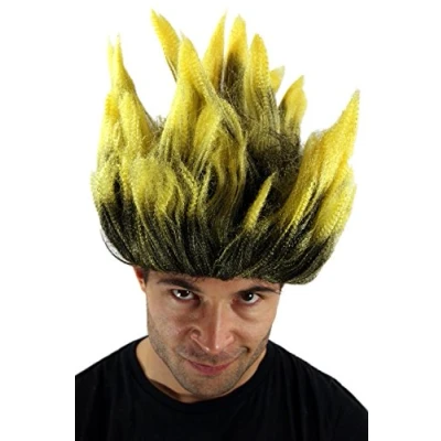 Imagen de WIG ME UP LM 19 P103TPC2B Peluca para carnaval, demonio de fuego, Loki, científico loco