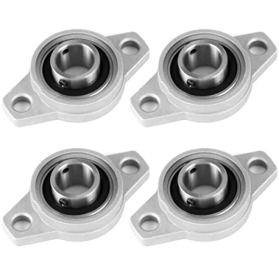 Imagen de QWORK® 4 Piezas Rodamientos con Soporte 20 mm de Diámetro Interior Almohada Zinc para Transportadores e Impresoras 3D