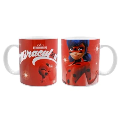 Imagen de Joy Toy 66004 Ladybug Taza de cerámica (320 ml, 12 x 9 10 cm), color transparente