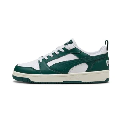 Imagen de Puma Rebound V6 Unisex Zapatillas, Talla: 36, Dark myrtle/warm white Piel de imitación/tela